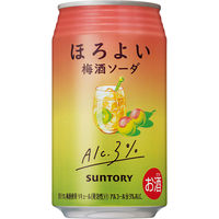 チューハイ　ほろよい　梅酒ソーダ　350ml　6本　缶チューハイ　サワー　酎ハイ　サントリー