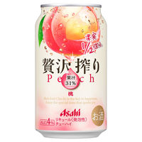 チューハイ 酎ハイ アサヒ 贅沢搾り 桃 350ml 缶 6本