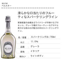 【エノテカ】 イタリア　ベルスター スパークリングワイン　白　辛口　750ml 1本