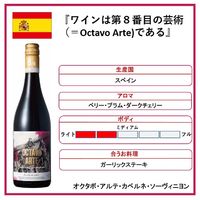 スペイン　オクタボ・アルテ　カベルネ・ソーヴィニヨン 赤ワイン　ミディアムボディ 750ml 1本　ユニオンリカーズ