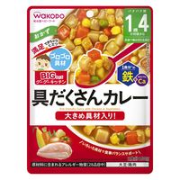 【1歳4ヵ月頃から】BIGサイズのグーグーキッチン 具だくさんカレー 3袋 アサヒグループ食品