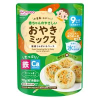 【9ヵ月頃から】赤ちゃんのやさしいおやきミックス にんじんとほうれん草 6袋 アサヒグループ食品