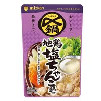 ミツカン 〆まで美味しい地鶏塩ちゃんこ鍋つゆ ストレート 750g 12個