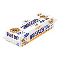 ゴミ袋 コンパクトボックス 半透明 とって付 30L 1セット（1パック（50枚入）×5） 厚さ:0.015mm オルディ