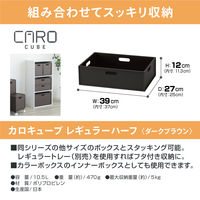 JEJアステージ カロキューブレギュラーハーフ ブラウン 4528302190039 1セット(1個×5)