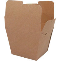 協和パック 紙製弁当容器 デリメイト 8080 クラフト 00477060 1袋(25枚)