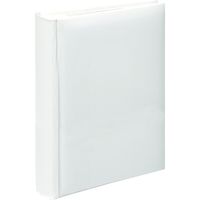 ナカバヤシ セラピーカラー背丸ブック式 ポケットアルバム160枚プレーンホワイト TCBP-160-PW 1冊