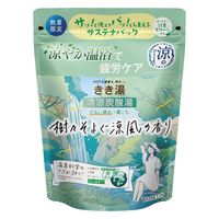 【数量限定】 きき湯 クール 炭酸入浴剤 清涼炭酸湯 樹々そよぐ涼風の香り 360g 1セット（1個×2） 医薬部外品 アース製薬