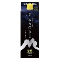 白岳 KAORU かおる 25度 900ml パック 1セット（6本） 米焼酎　高橋酒造