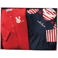 三起商行 ミキハウス ジャンパースカートセット 24-0300-017 1箱（直送品）