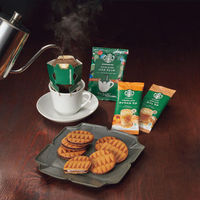 シャディ株式会社 【2箱セット】ザ・スウィーツ キャラメルサンドクッキー スターバックスギフト 24-0421-019 1セット(2箱入)（直送品）