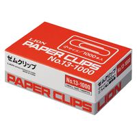 ライオン事務器 ゼムクリップ 小 No.13-1000 1セット（1箱（1000本入）×5）