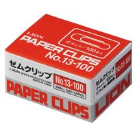 ライオン事務器 ゼムクリップ 小 No.13-100 1セット（1箱（100本入）×5）