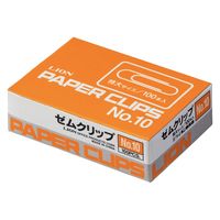 ライオン事務器 ゼムクリップ 特大 No.10-100 1セット（1箱（100本入）×5）