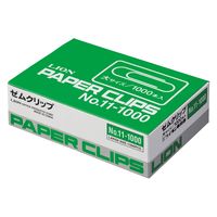 ライオン事務器 ゼムクリップ 大 No.11-1000 1セット（1箱（1000本入）×5）