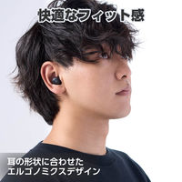 ワイヤレスイヤホン 低遅延 タッチセンサー 超小型 AAC対応 ブラック AMA92003 エレコム 1個