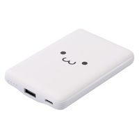 モバイルバッテリー 軽量 薄型 USB-C/A 合計最大 15W 5000mAh DE-C45-5000WF エレコム 1個