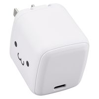 USB充電器 タイプC PD 65W USB-C×1 小型 パソコン充電 しろちゃん MPA-ACCP8565WF エレコム 1個
