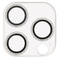 iPhone15Pro/15ProMax カメラフィルム ガラス グリッター 銀 PM-A23CFLLP5SVG エレコム 1個