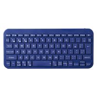 ワイヤレス キーボード Bluetooth パンタグラフ 軽量 電池式 ブルー TK-TM10BPBU エレコム 1個