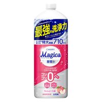 チャーミー マジカ 食器用洗剤 酵素+ フレッシュピーチ 詰め替え 大型 710mL 1セット（1個×3） ライオン 酵素プラス