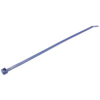 オーム電機 結束バンド ロックタイ 200mm 青 50本入り 04-3164 1セット(500本)（直送品）