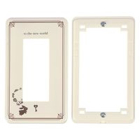 オーム電機 プレート ウサギ3 HSーUU03 00-4697 1セット(10個)