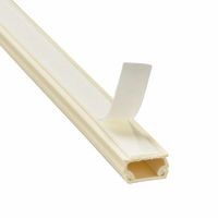 オーム電機 テープ付ABSモール0号 1m ミルキー 00-9479 1セット(10個)