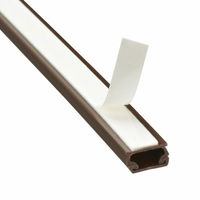 オーム電機 テープ付ABSモール0号 1m チョコ 00-9568 1セット(10個)