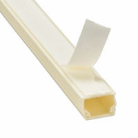 オーム電機 テープ付ABSモール1号 1m ミルキー 00-9573 1セット(10個)