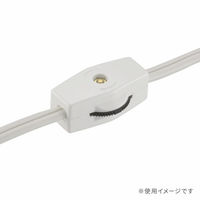 オーム電機 ロータリースイッチ 平行線専用 白 09-1840 1セット(10個)