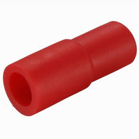 オーム電機 絶縁キャップ 1.25赤 20個入 09-2177 1セット(400個)（直送品）