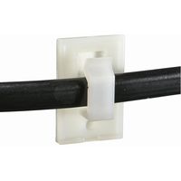 オーム電機 絶縁コードクリップ 27W 電線支持用 8個入 ホワイト OHM DZ-CC1727W 1セット(80個)