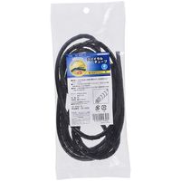 オーム電機 スパイラルチューブ 内径5mm 長さ2m 黒 DZ-SR5Z/K 1セット(10個)