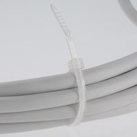 オーム電機 結束バンド ロックタイ 長さ150mm 白 10本入 耐薬品タイプ LOT-SG1510PC 1セット(100本)（直送品）