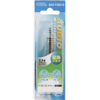 オーム電機 変換プラグ S6.3JーS3.5P AUD-P3031S 1セット(5個)