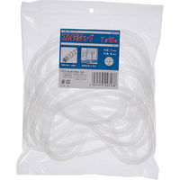 オーム電機 スパイラルチューブ 内径7mm 長さ10m 白 GST-6 1セット(5個)（直送品）