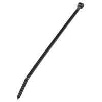 オーム電機 結束バンド ロックタイ 150mm 耐候 黒 100本入り OH LT-150W100BK 1セット(1000本)（直送品）