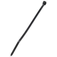 オーム電機 結束バンド ロックタイ 100mm 耐候 黒 100本入り OH LT-100W100BK 1セット(2000本)（直送品）