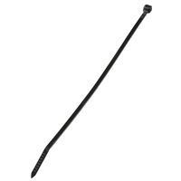 オーム電機 結束バンド ロックタイ 200mm 耐候 黒 100本入り OH LT-200W100BK 1セット(1000本)（直送品）