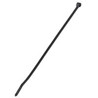 オーム電機 結束バンド ロックタイ 250mm 耐候 黒 100本入り OH LT-250W100BK 1セット(500本)（直送品）