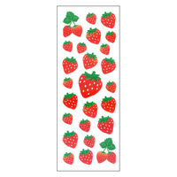 奥山商会 ラメ入りシール イチゴ CR532 1セット(1枚×2)