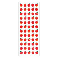 奥山商会 ラメ入りシール リンゴ5列 CR541 1セット（1枚×10）