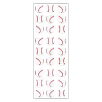 奥山商会 クリアーシール 野球 ZC589 1セット(1枚×10)