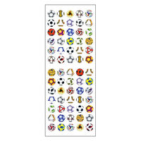 奥山商会 クリアーシール サッカーボール ZC549 1セット(1枚×10)