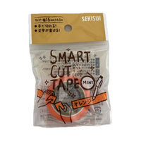 積水マテリアルソリューションズ スマートカットテープミニ 15mm×4.5m オレンジ J5TYDCU 1巻