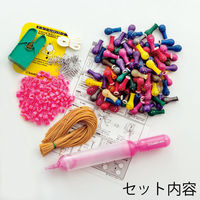 鈴木ラテックス ヨーヨー風船 らくらくヨーヨーセット メタルクリスタル 005975640 1箱（100個入）