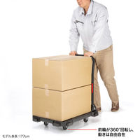 サンワサプライ 取っ手つき台車(大) CART-FA7HBK 1個