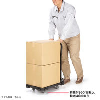 サンワサプライ 取っ手つき台車(小) CART-FA8HBK 1個