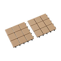 アイリスオーヤマ セラミック調タイルデッキ ブラウン CTD-300 1枚